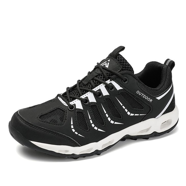 Men's All-Terrain Hiking Shoes in Black & White - Clear, Classic, And Specifies The Color factory