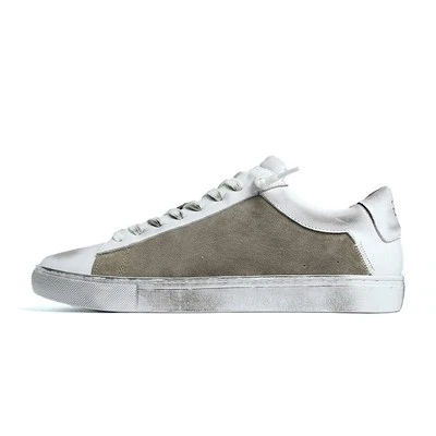 Basic luxe heren leren sneaker
